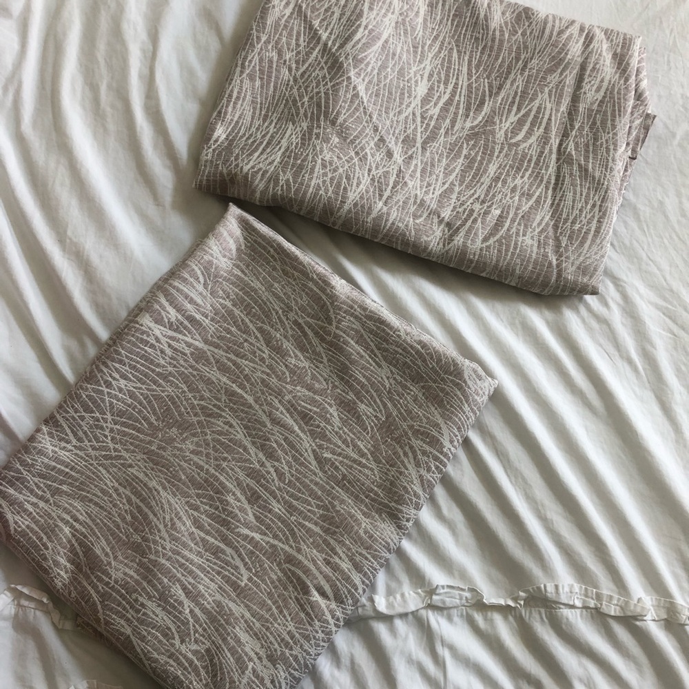 West elm curtains